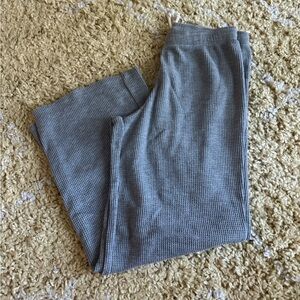 Perfect White Tee Shane Waffle Pants in Heather Grey